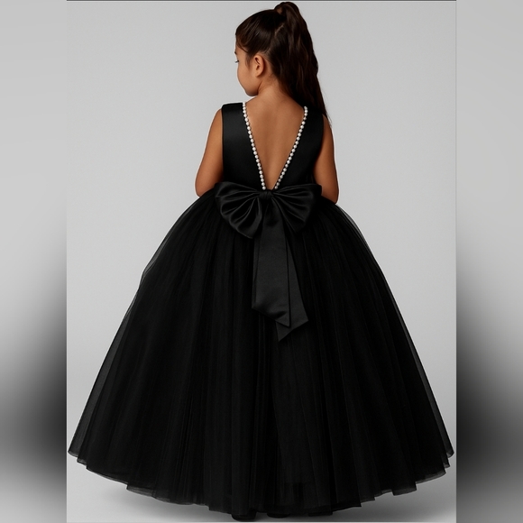 formal girls christmas dress Amazon.com: dideyttawl Black Velvet Christmas Dress Toddler Girls Long  Sleeve Dress Crew Neck Winter Vintage Dress for Kids 3-4 Pageant Ball Gown:  Clothing, Shoes & Jewelry